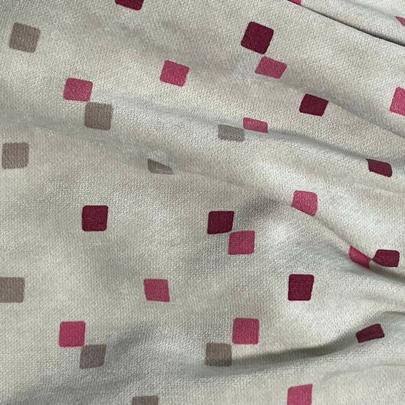 Mayoral Girls 6-9 Mo Dress Pink Rose Squares Short Sleeve Spain - Picture 2 of 4